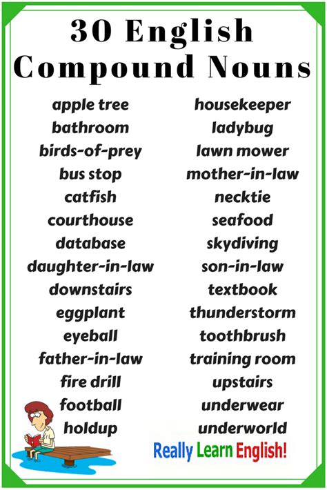 compound nouns list